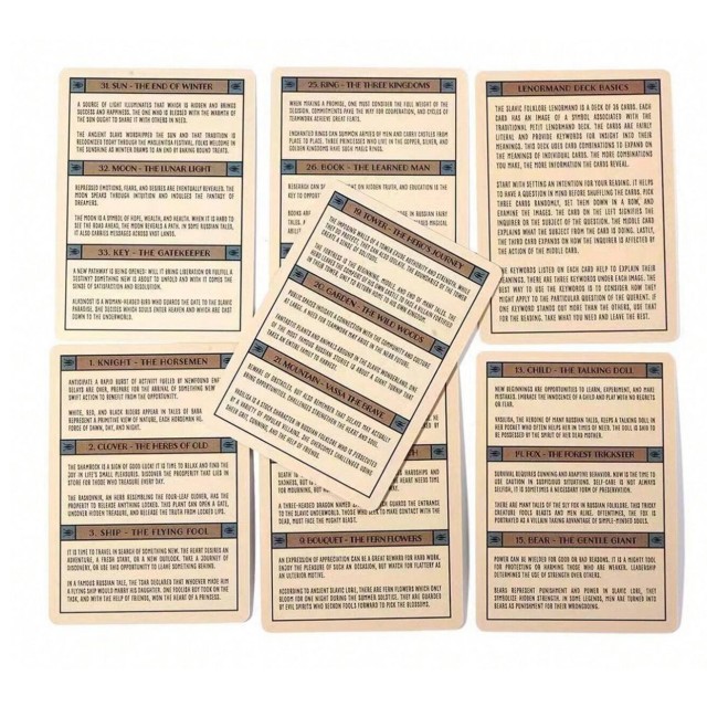 Orakeljske karte SLOVANSKA FOLKLORA