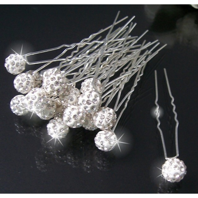 Komplet 20 lasnic v srebrni barvi 