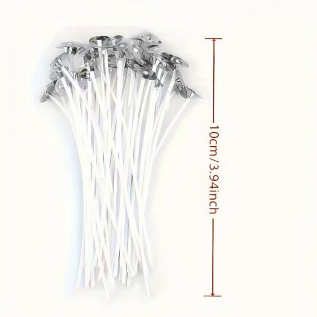 Komplet 100 stenjev za sveče dolžine 10cm