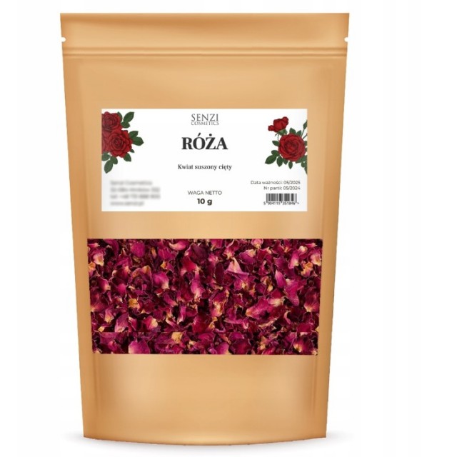 Suhi cvetni listi vrtnice – dekoracija za sveče in mila 10g