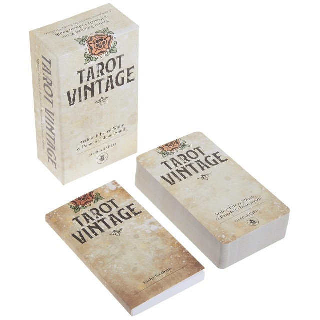 Komplet vintage tarot kart 