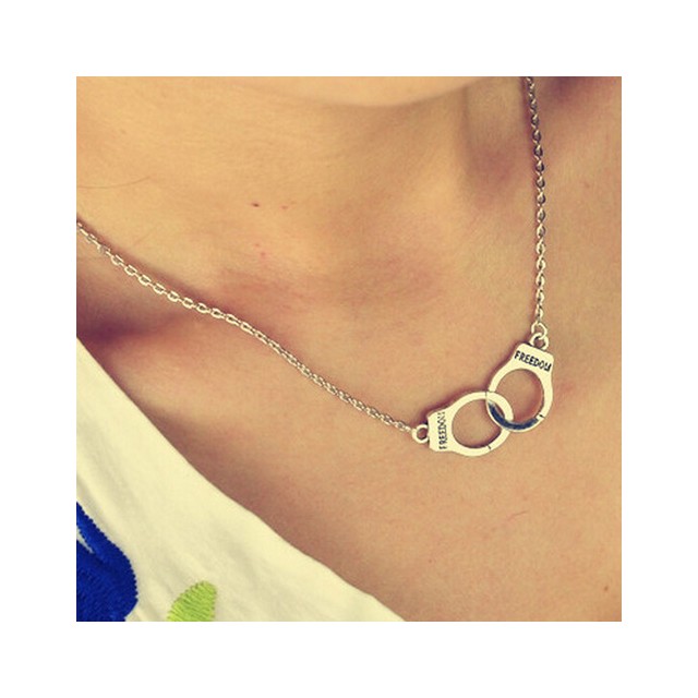 Trendna verižica FREEDOM srebrna