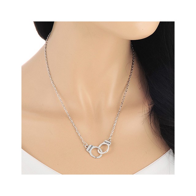 Trendna verižica FREEDOM srebrna