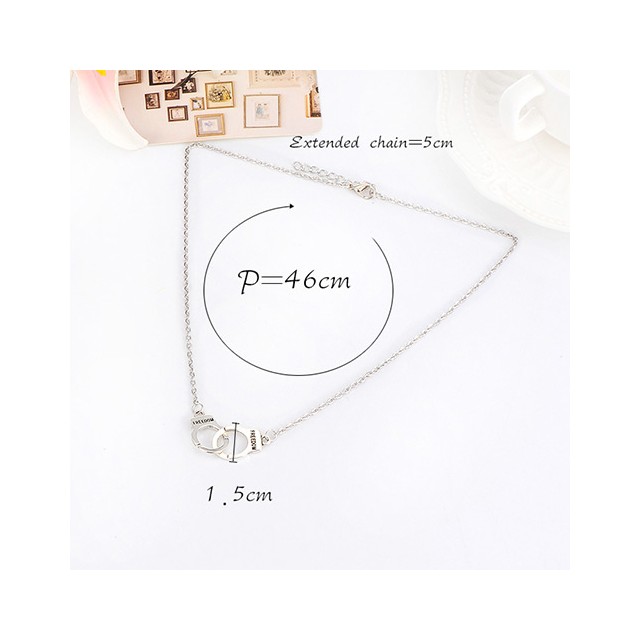 Trendna verižica FREEDOM srebrna