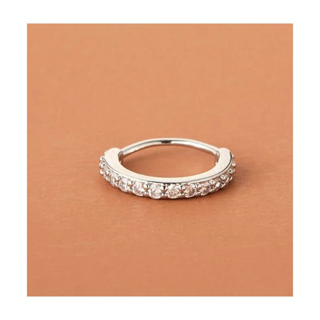 Piercing/uhan za nos s cirkoni