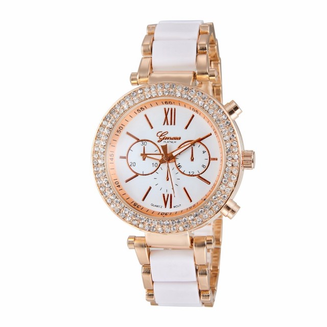 Modna ženska ura z bleščečimi detajli + GRATIS orodje za krajšanje paščka