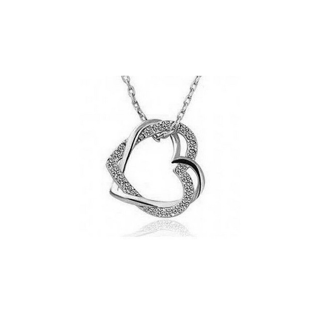 Verižica Heart srebrna