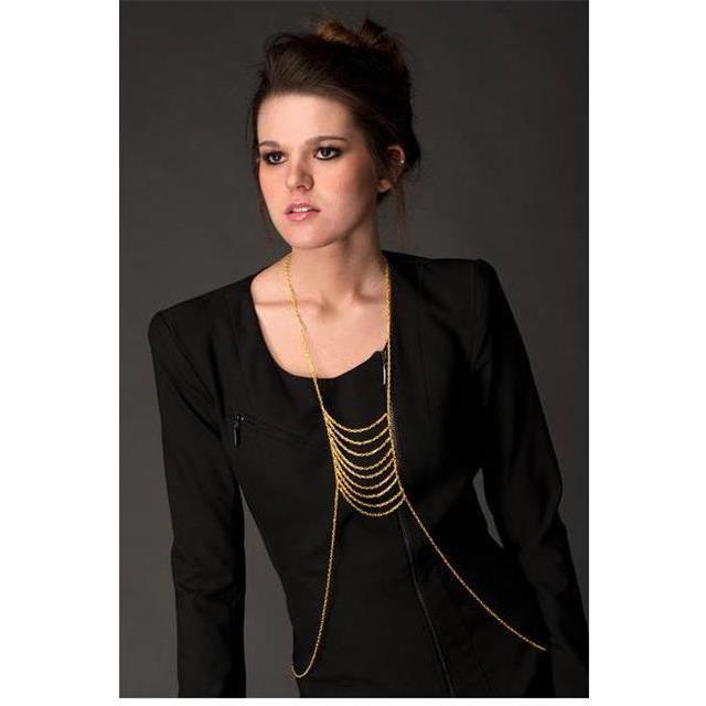 Hit poletja verižica za v srebrni barvi 