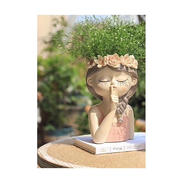 Večji vilinski cvetlični lonček