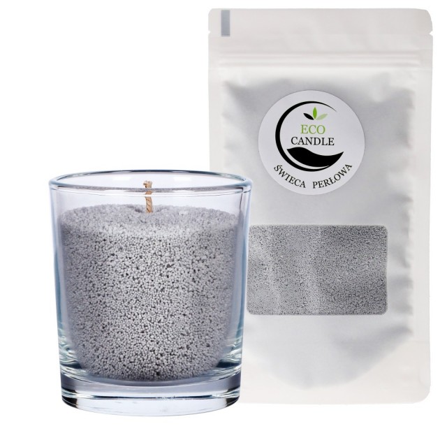 Siv vosek v perlicah za sveče brez taljenja