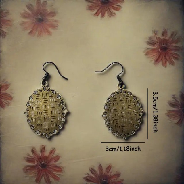 Prisrčni vintage uhani z lisičko