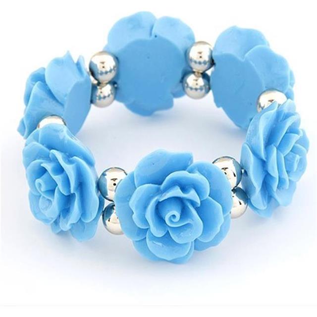 Zapestnica akrilna modra