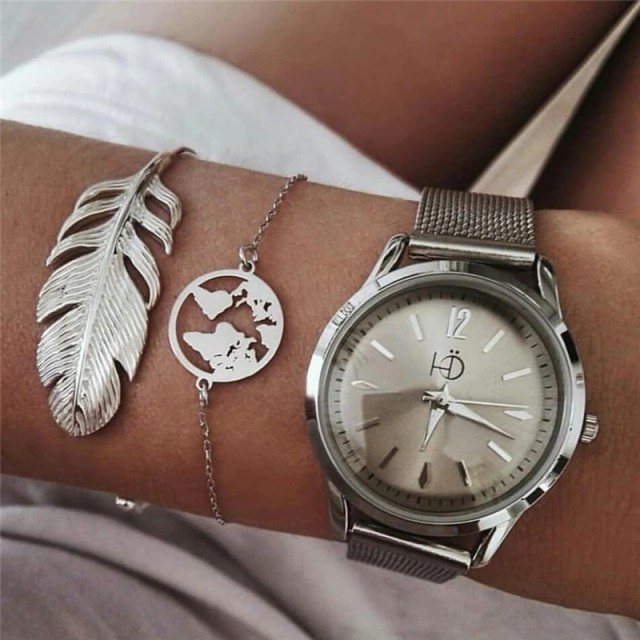 Zapestnica svet, v srebrni barvi