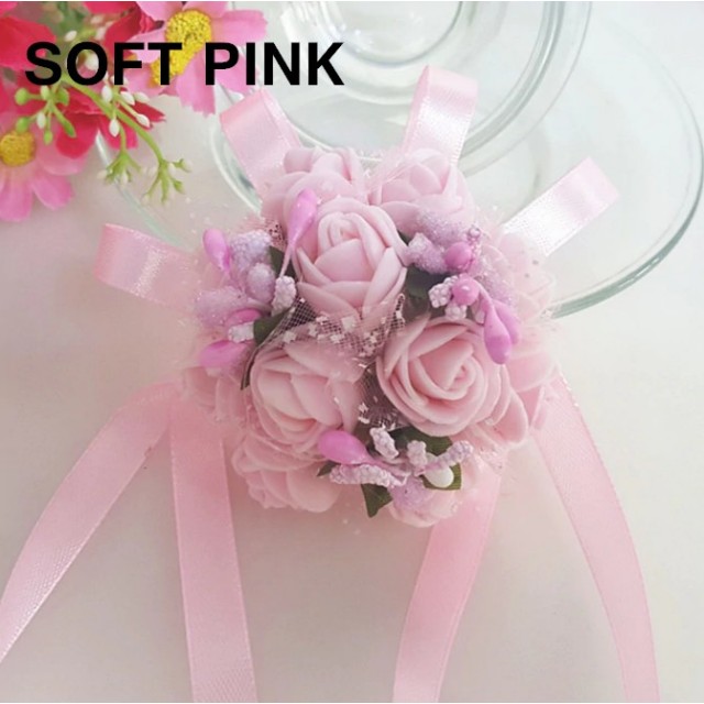 Zapestnica modna z rožicami, več barv