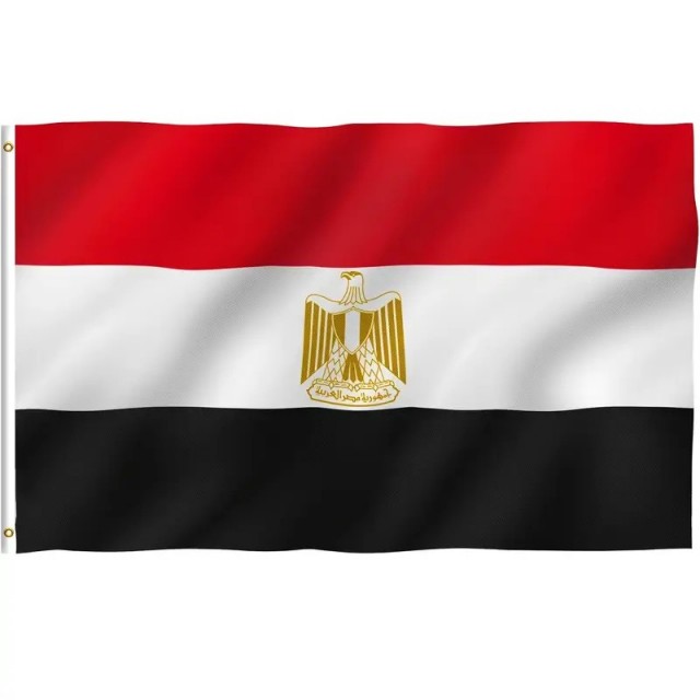 Zastava Egipta 90cmX150cm - Egiptovska zastava, Egipt