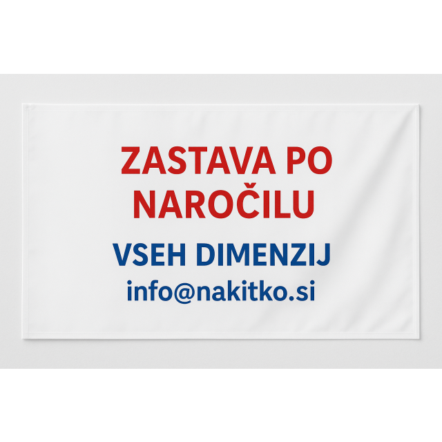 Zastava po naročilu - pesonalizirana zastava