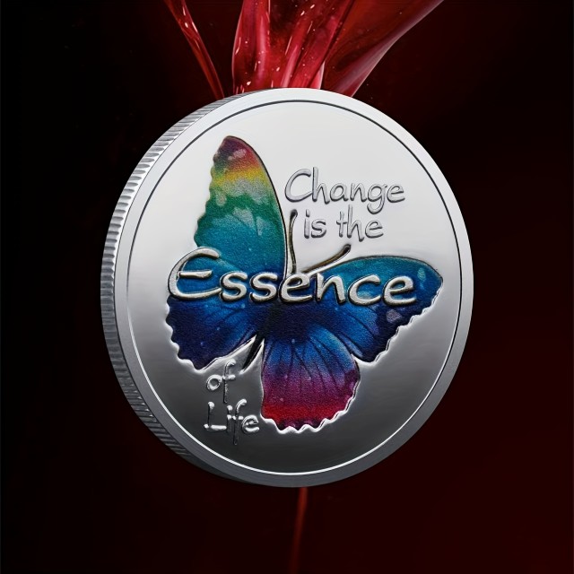 Motivacijski kovanec z metuljem – simbol spremembe