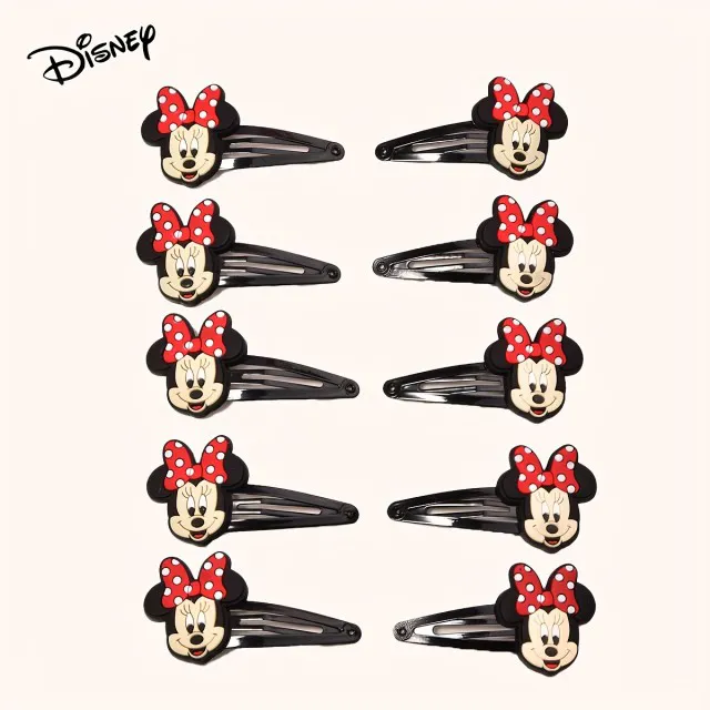 Komplet 10 otroških sponkic Mickey Mouse
