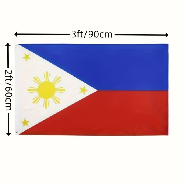 Zastava Filipinov 90 cm x 150 cm – filipinska zastava