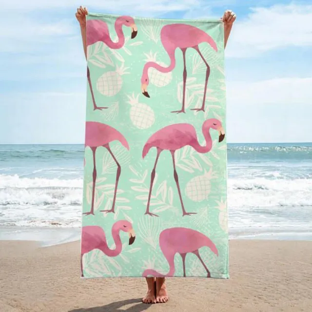 Brisača za plažo FLAMINGO 