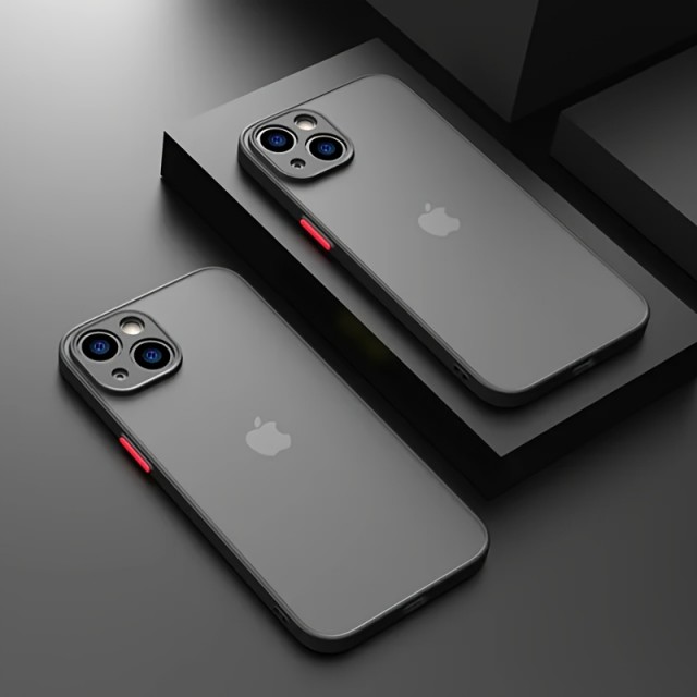 Silikonska mat zaščitna ovitka za telefon iPhone 15 PRO