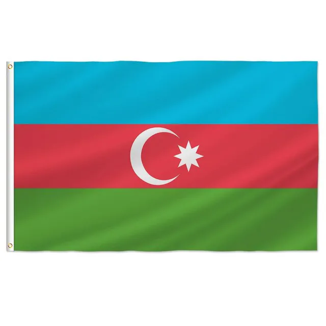 Zastava Azerbajdžana 90 cm x 150 cm – Azerbajdžanska zastava Azerbajdžan