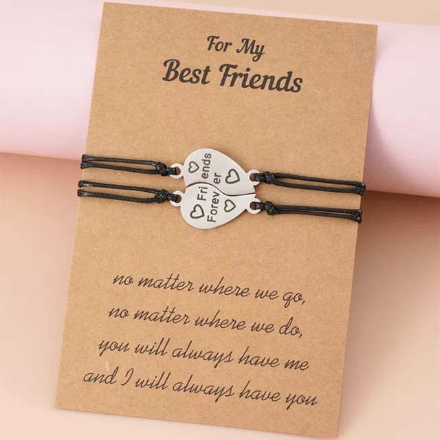 Set 2 zapestnic za najboljši prijateljici BEST FRIENDS