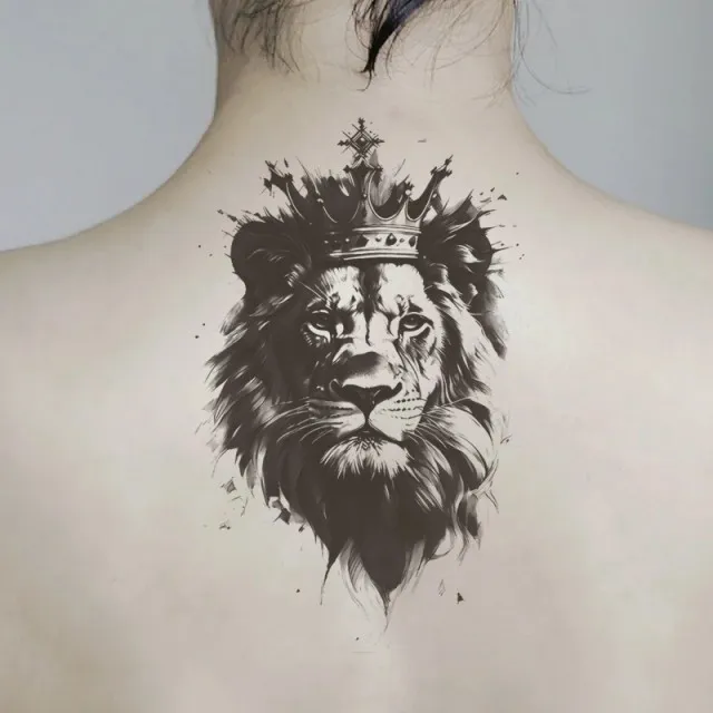 Vodoodporni začasni tatoo z vzorcem Levji kralj