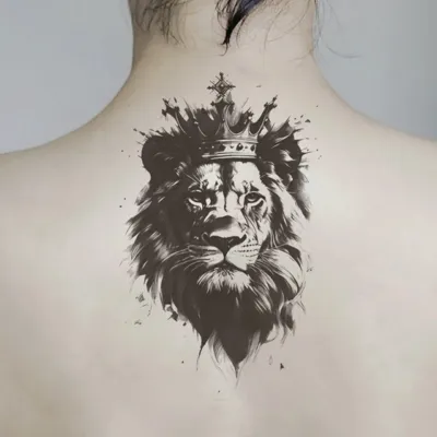 Vodoodporni začasni tatoo z vzorcem Levji kralj