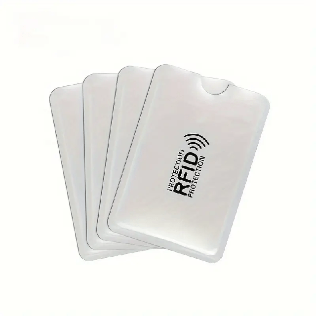 RFID ovitek za bančne kartice, za blokiranje kartic - protivlomni ovitek 5X