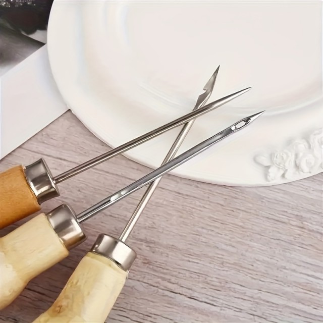 3-delni komplet igel za luknjanje silikonskih modelov 