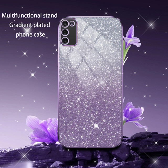 Ovitek za telefon z bleščicami roza barve (Samsung Galaxy A16)