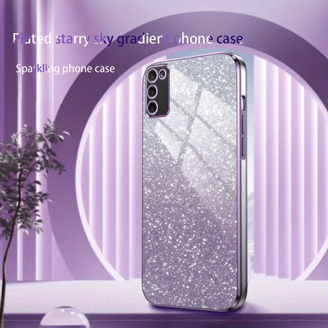 Ovitek za telefon z bleščicami roza barve (Samsung Galaxy A16)