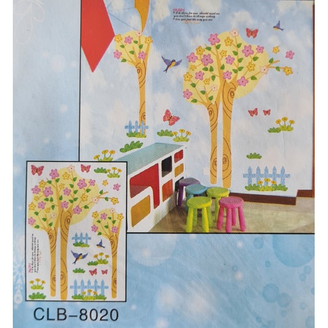 5D stenska nalepka za otroško sobo CLB-8020