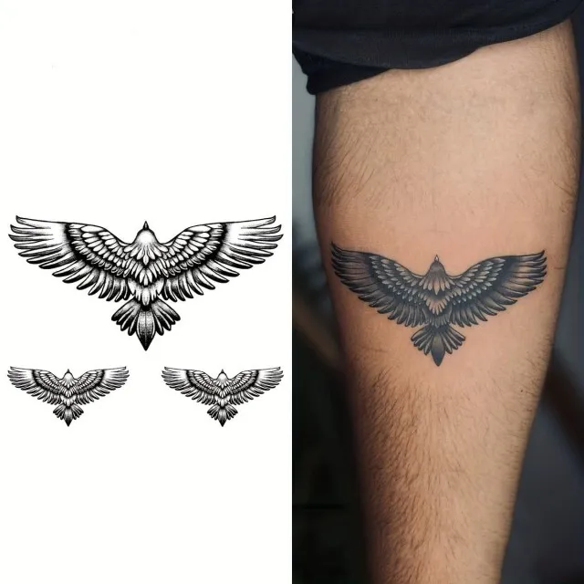 Začasna tatu nalepka z orlom
