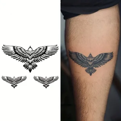 Začasna tatu nalepka z orlom