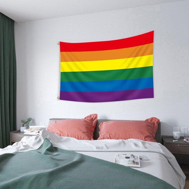 Pride zastava 90 cm x 150 cm – mavrična zastava ponosa LGBT zastava