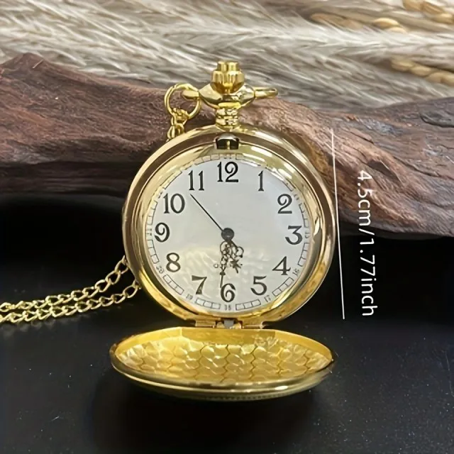 Elegantna vintage zlata žepna ura za moške