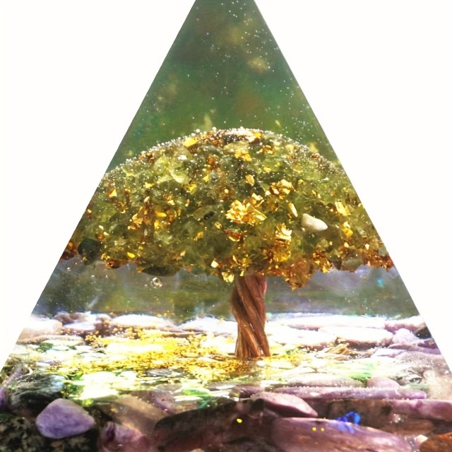 1 kos Orgonitne piramide Drevo življenja amerist 5cm