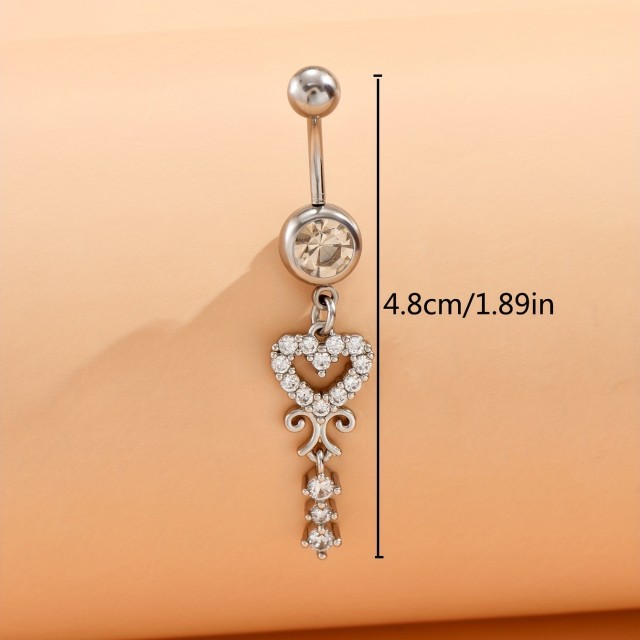 Piercing za popek srce