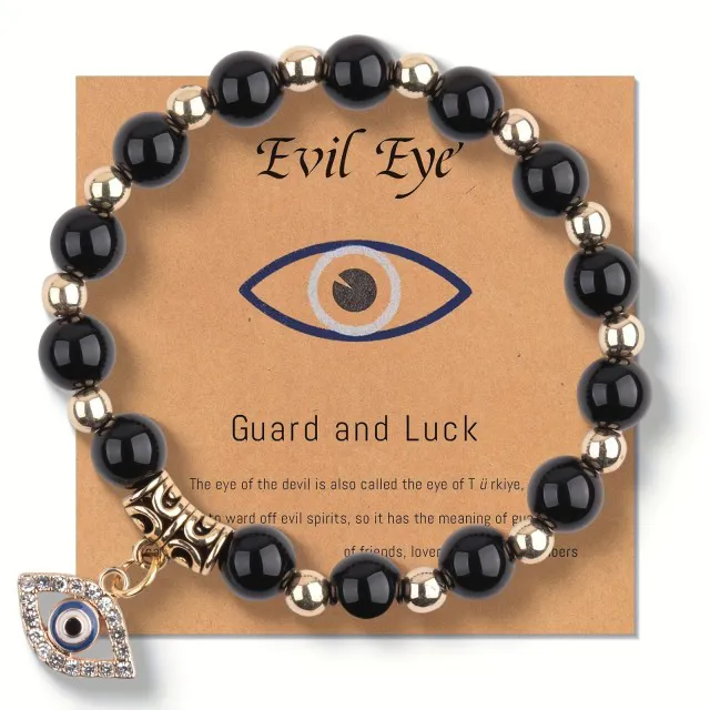 Zaščitna zapestnica z obeskom "Evil Eye" – simbol sreče in varnosti