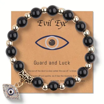 Zaščitna zapestnica z obeskom "Evil Eye" – simbol sreče in varnosti