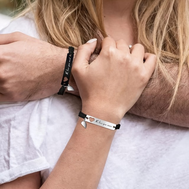 Komplet 2 zapestnic za par ALWAYS & FOREVER