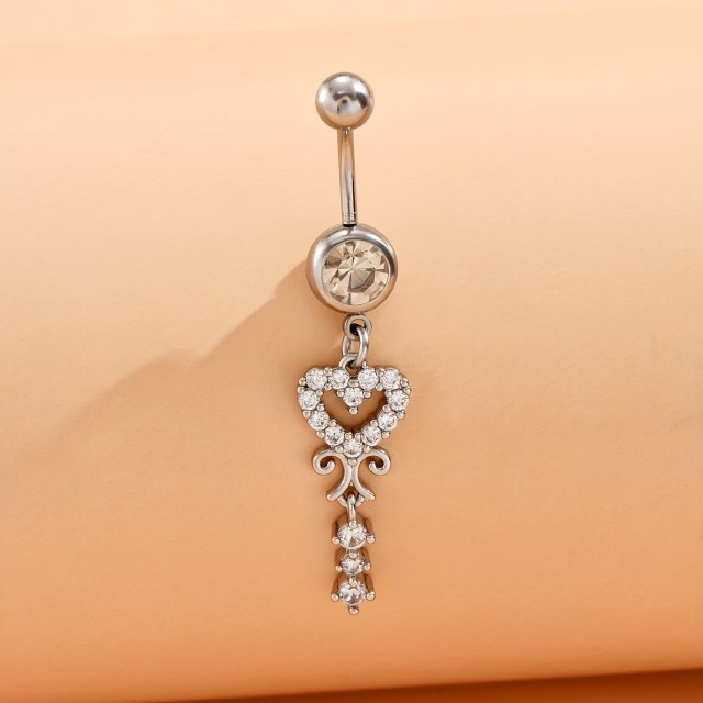 Piercing za popek srce