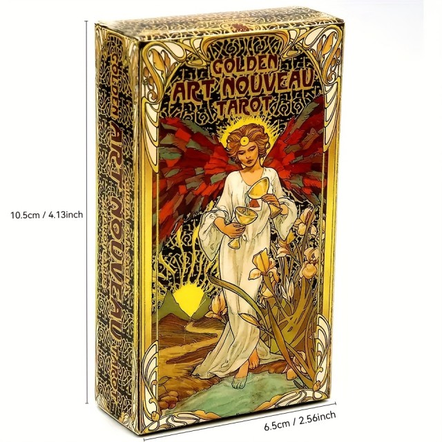 Zlati Tarok Art Nouveau - 78 elegantnih ilustriranih kart