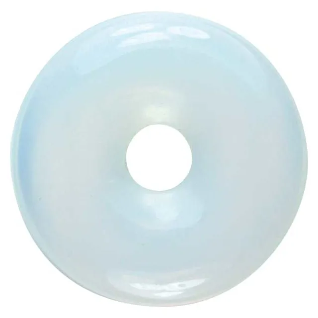 Obesek s poldragim kamnom OPAL GLASS