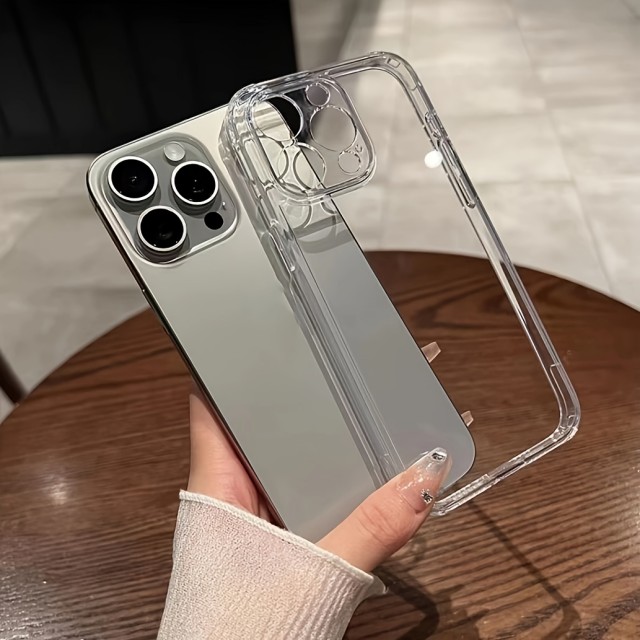 Preprost prozoren ovitek za telefon iPhone 13