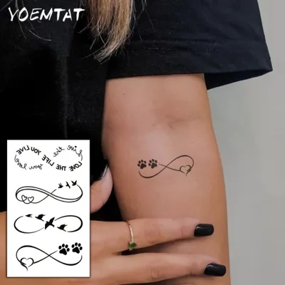 Komplet začasnih tattoo nalepk 