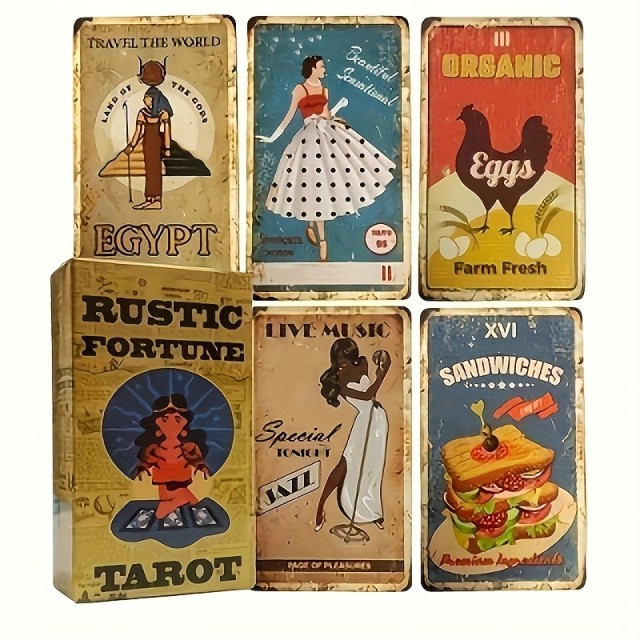 Rustic Fortune – unikatne vedeževalske karte v retro slogu