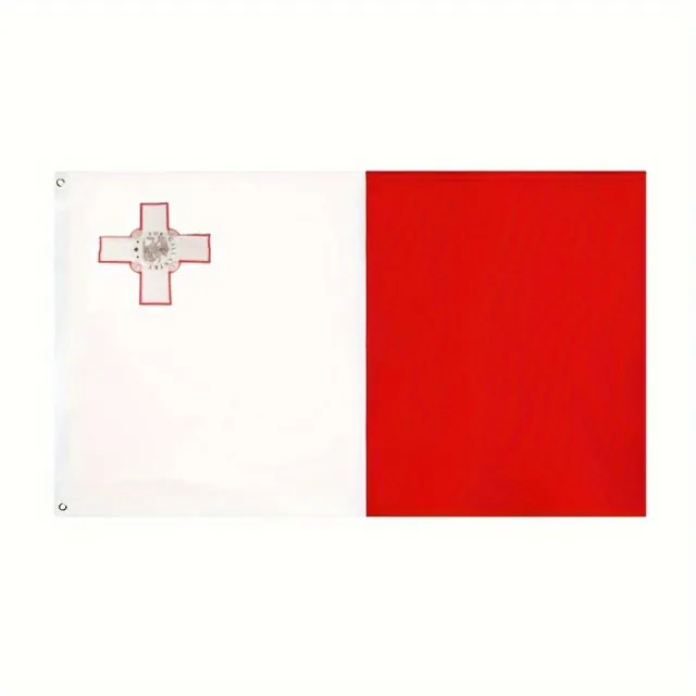 Zastava Malte 90 cm x 150 cm – malteška zastava Malta